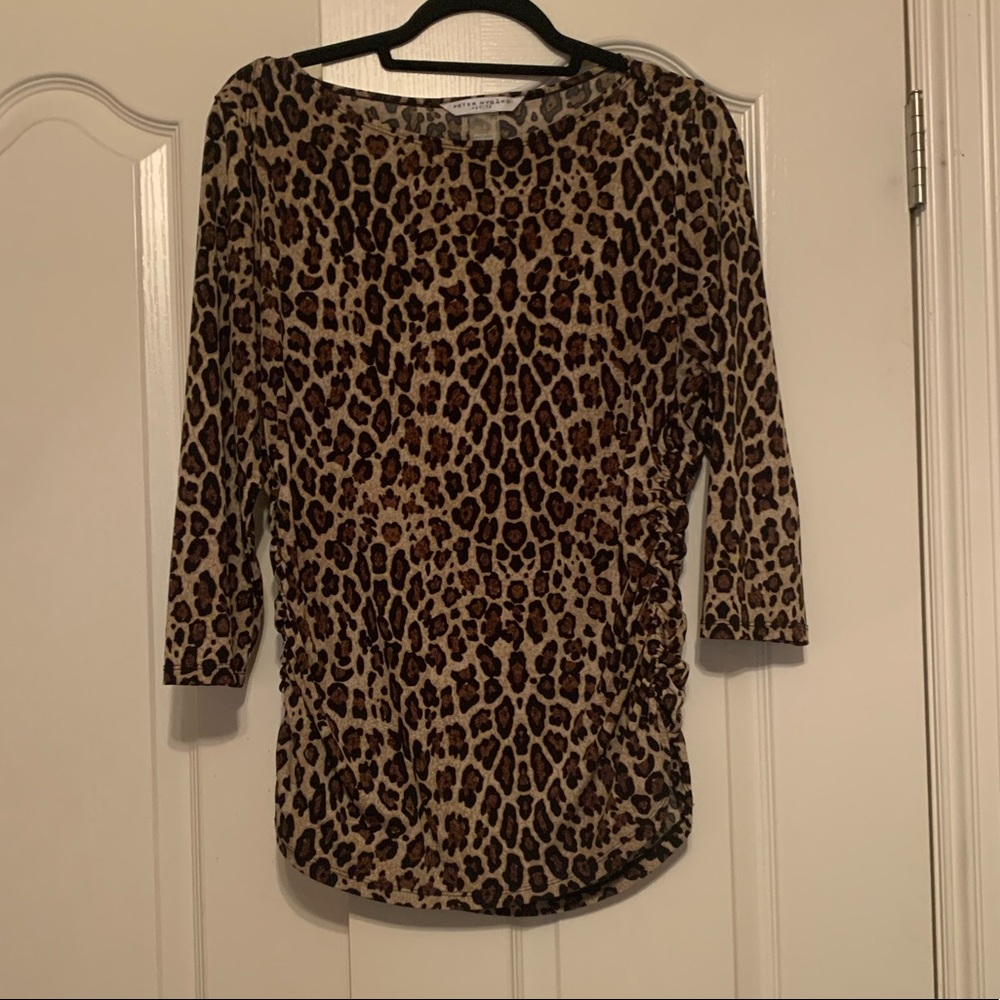 Peter Nygard Animal Print Top